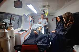 همراهی نیروهای بهداشتی درمانی شبکه بهداشت و درمان لامرد با کاروان راهیان نور دانش آموزشی به مناطق جنوب