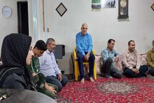 به مناسبت هفته سلامت سالمند صورت گرفت ؛عیادت از سالمندان  در لامرد