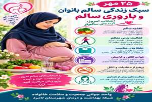 .سبک زندگی سالم بانوان؛ گامی مؤثر در مسیر باروری سالم و ارتقای سلامت خانواده