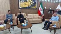نشست هم اندیشی سرپرست  شبکه بهداشت و درمان با شهردارلامرد