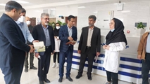 بازدید مشاورمعاونت بهداشتی دانشگاه علوم پزشکی شیراز از مرکز خدمات جامع سلامت روستایی حضرت علی‌اصغر(ع) ترمان 