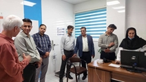 بازدید سرزده مدیر شبکه  و ارتقای سلامت معاونت بهداشتی دانشگاه علوم پزشکی  شیراز از مرکز خدمات جامع سلامت حضرت علی اصغر(ع) ترمان 