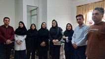 تجلیل از کارکنان واحد علوم آزمایشگاهی شبکه بهداشت و درمان لامرد