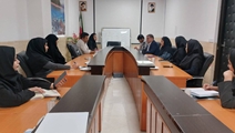 بازدید مدیر گروه بیماری های واگیر دانشگاه علوم پزشکی و خدمات بهداشتی درمانی شیراز از شبکه بهداشت و درمان لامرد